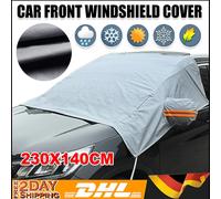 Scheibenabdeckung XXL Auto Frontscheibenabdeckung Winter Frostschutz 230x140cm