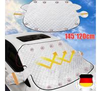 Scheibenabdeckung XXL Auto Frontscheibenabdeckung Winter Frostschutz mit Magnet