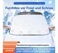 Scheibenabdeckung XXL Auto Frontscheibenabdeckung Winter Frostschutz mit Magnet