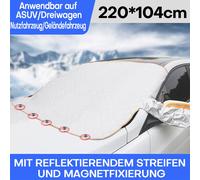 Scheibenabdeckung XXL Auto SUV Van Frontscheibenabdeckung Winter Frostschutz