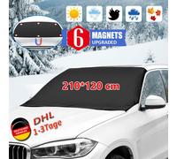 Scheibenabdeckung XXL mit Magnet Auto Frontscheibenabdeckung Halbgarage PKW
