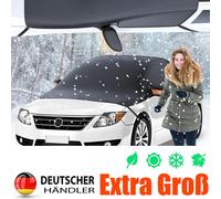 Scheibenabdeckung XXL mit Magnet Auto Frontscheibenabdeckung Winter Frostschutz-