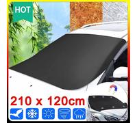 Scheibenabdeckung XXL mit Magnet Auto Frontscheibenabdeckung Winter Frostschutz