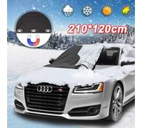 Scheibenabdeckung XXL mit Magnet Auto Frontscheibenabdeckung Winter Frostschutz