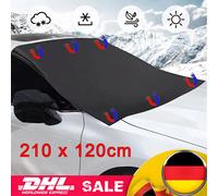 Scheibenabdeckung XXL mit Magnet Auto Frontscheibenabdeckung Winter Frostschutz
