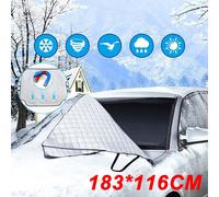 Scheibenabdeckung XXL mit Magnet Auto Frontscheibenabdeckung Winter Frostschutz