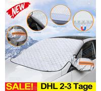 Scheibenabdeckung XXL mit Magnet Auto Frontscheibenabdeckung Winter Frostschutz