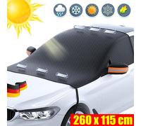 Scheibenabdeckung XXL mit Magnet Auto Frontscheibenabdeckung Winter Frostschutz