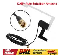Scheibenantenne DAB+ Antenne Auto KFZ SMA-M Stecker Klebeantenne Fahrzeugantenne