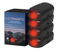 Scheibenenteiser Auto, Auto Enteiser Elektromagnetisch, Anti Frost Auto, Solar+USB Aufladbar, Tragbare Elektromagnetische molekulare Interferenz Frostschutzmittel Schneeräumungswerkzeug (4pcs)