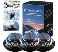 Scheibenenteiser Auto, Auto Enteiser Elektromagnetisch, Anti Frost Auto, Solar+USB Aufladbar, Tragbare Elektromagnetische molekulare Interferenz Frostschutzmittel Schneeräumungswerkzeug (3pcs-A)