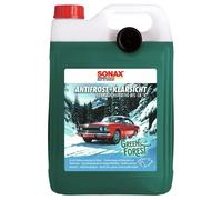 SONAX AntiFrost+KlarSicht gebrauchsfertig bis -18 °C Green Forest (5 Liter) Scheibenfrostschutz für die Scheibenwaschanlage mit Kiefernduft | Art-Nr. 01385000