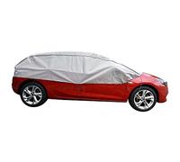 Scheibenschutz Halbgarage für Winter Sommer Herbst kompatibel mit Peugeot 2008 I - Autoabdeckung Kleinwagen grau Aussen und Ihnnen Bereich