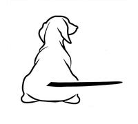 Scheibenwischer Aufkleber Autoaufkleber,Cartoon Lustige Katze Hund Reflektierende Auto-Scheibenwischer Abziehbild Fensterwischer Winkender Wischer Aufkleber Autosticker Wasserdicht Vinyl Autotattoo