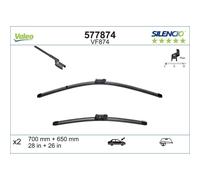 Wischblatt VALEO Silencio Xtrm VF874, 700/650mm, Vorne, 2 Stück