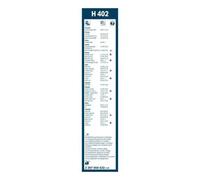 Bosch Scheibenwischer Rear H402, Länge: 400mm - Scheibenwischer für Heckscheibe
