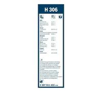 Bosch Wischblatt 3 397 011 432 Rear für BMW HONDA MITSUBISHI NISSAN TOYOTA