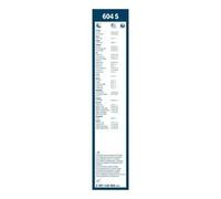 Scheibenwischerblatt Bügelwischblatt mit Spoiler 3 397 118 303 BOSCH für CITROËN