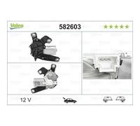 Valeo (582603) Wischermotor Scheibenwischermotor hinten für Peugeot Citroën