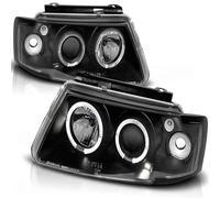 Scheinwerfer Angel Eyes passend für VW Passat 3B Bj. 96-00 Schwarz