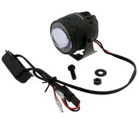 Scheinwerfer LED Satellite 44mm schwarz matt, passt für Motorrad Moped Universal