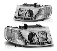 Scheinwerfer LED Tagfahrlicht Optik passend für Seat Leon 1M / Toledo 1M Bj. 99-06 Chrom