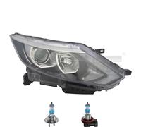 Scheinwerfer links inkl. OSRAM Lampen H7 H11 für Nissan Qashqai II J11 J11_