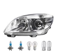 Scheinwerfer links inkl. Premium Lampen für Skoda Fabia II 542 mit LWR Motor