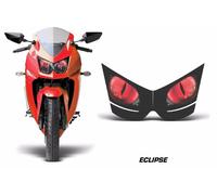 Scheinwerfer Ösen Grafik Aufkleber Abdeckung Für Kawasaki Ninja 250R 2008-2012