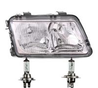 Scheinwerfer rechts für Audi A3 8L Bj. 96-00 mit Nebelleuchte H7+H4 inkl. Lampen