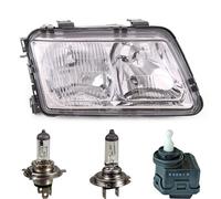 Scheinwerfer rechts für Audi A3 8L mit NLL H7+H4 inkl. Lampen inkl. Motor
