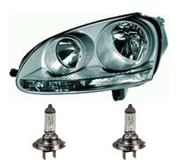 Scheinwerfer rechts für VW Golf V 5 1K Bj. 03-05.04 dunkelgrau inkl. Lampen