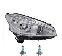 Scheinwerfer rechts inkl. OSRAM Lampen H7 mit Tagfahrlicht für Peugeot 208 CA_