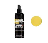 Scheinwerfer Refurbishment Kit, Scheinwerfer Reparatur Flüssigkeit, Car Lamp Recover Spray, Scheinwerfers Reiniger, Headlight Restoration für Reinigt und Poliert Vermattete und Vergilbte (100ml)