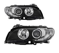 Scheinwerfer Set 3er E46 Bj. 03-06 Facelift Coupè Cabrio schwarz H7