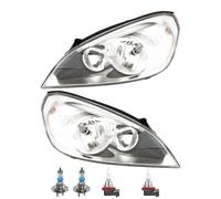 Scheinwerfer Set chrom inkl. OSRAM Lampen H7 H9 für Volvo V60 155 157 S60 II 134
