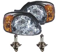 Scheinwerfer Set für Hyndai Accent LC 03-05 3 4 5 Türig inkl. PHILIPS Lampen