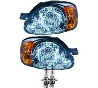 Scheinwerfer Set für Hyndai Accent LC Bj 03-05 3 4 5 Türig inKl OSRAM Lampen