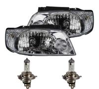 Scheinwerfer Set für Hyundai Matrix Bj. 01-05 H4 inkl. PHILIPS Lampen