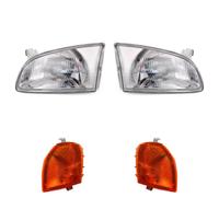 Scheinwerfer Set für Toyota Starlet P9 Bj. 96-99 H4 mit Blinker
