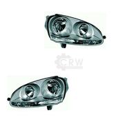 Scheinwerfer Set für VW Golf V 5 Typ 1K Bj. 03-05.04 dunkelgrau E4T