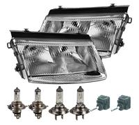Scheinwerfer Set für VW Passat B5 3B H7+H4 inkl. PHILIPS Lampen Motor