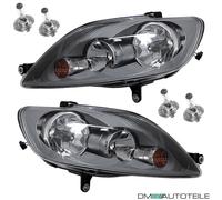 Scheinwerfer SET H7/H7 + LWR MOTOR + 4x H7 BIRNEN passt für VW Golf 5 Plus