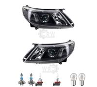 Scheinwerfer Set inkl. OSRAM Lampen H7 H9 mit LWR Motor für Saab 9-3 Cabriolet