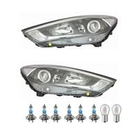 Scheinwerfer Set inkl. OSRAM Lampen H7 mit LWR Motor für Hyundai Tucson