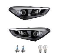 Scheinwerfer Set inkl. OSRAM Lampen H7 mit LWR Motor für Hyundai Tucson TLE TL