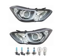 Scheinwerfer Set inkl. OSRAM Lampen HB3 H7 für Hyundai Elantra Stufenheck MD
