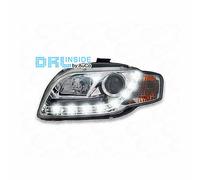 Scheinwerfer Set LED Tagfahrlicht für Audi A4 B7 chrom 04-08 R87