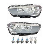 Scheinwerfer Set links rechts inkl. OSRAM Lampen H7 mit LWR Motor für BMW X1 F48