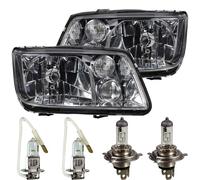 Scheinwerfer Set Satz für VW Bora Typ 1J Bj. 10.98 - 09.05 H4+H3+Nebel+Philips